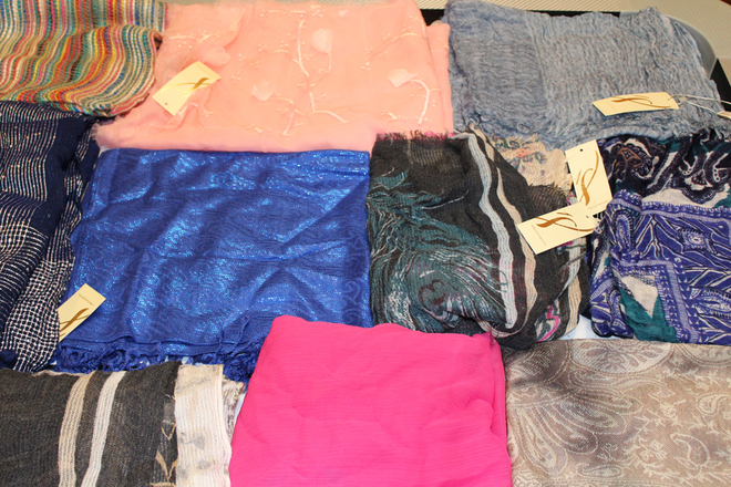  48 Piece High Quality Brand Name Shawl Wraps 
