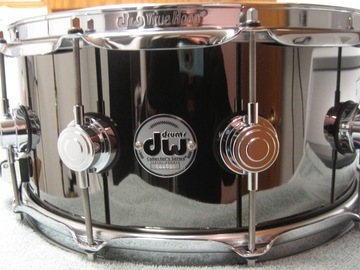 VIP Member: DW Collectors Series Snare Drum Black Nickel Over Brass w/Chrome 