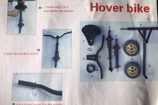 Lot of 10 Hoverscooters - Hoverboard attachments. 