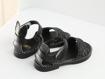 Vente avec paiement en ligne:  Filles Sandales D'été Chaussures Paillettes Soirée Filles Chauss