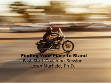 Coaching Session: Finding Your Place to Stand as a Leader - Fast Start OnlineCoach