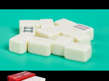 Vente avec paiement en ligne: Chaude Mini Mahjong Portable Pliant En Bois Boîtes Jeu