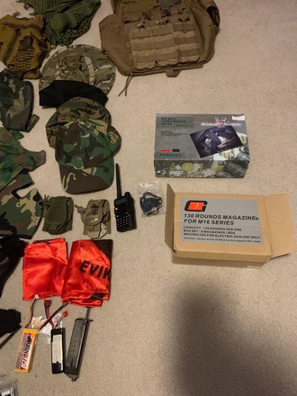 Bunch of gear and accessories 