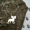 Selling: Necklace Chinese Crested * 925 sterling silver