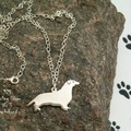 Selling: Necklace Dachshund * 925 sterling silver 