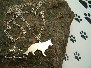 Selling: Necklace German Shepherd * 925 sterling silver