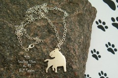 Selling: Necklace English Bull Terrier * sterling silver 925