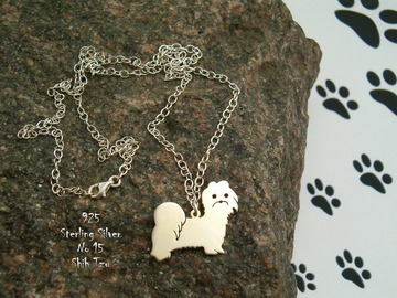 Selling: Necklace Shih Tzu * 925 sterling silver