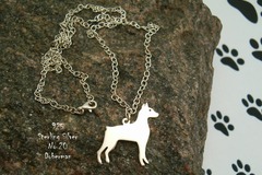 Selling: Necklace Doberman * 925 sterling silver
