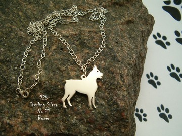 Selling: Necklace Boxer * 925 sterling silver