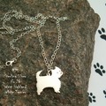 Selling: Necklace West Highland Terrier * 925 sterling silver