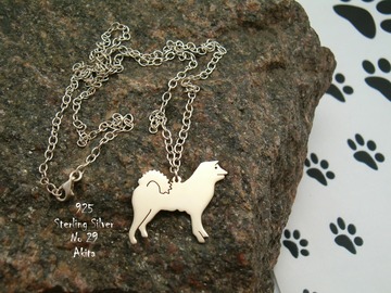 Selling: Necklace Akita * 925 sterling silver