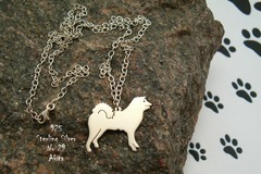 Selling: Necklace Akita * 925 sterling silver