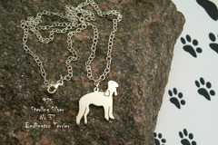 Selling: Necklace Bedlington Terrier * 925 sterling silver