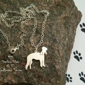 Selling: Necklace Bedlington Terrier * 925 sterling silver