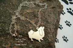 Selling: Necklace Tibetan Spaniel * 925 sterling silver