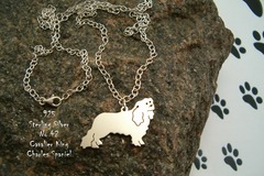 Selling: Necklace Cavalier King Spaniel * 925 sterling silver