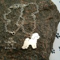 Selling: Necklace Bichon Frise * 925 sterling silver