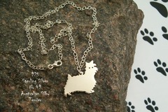 Selling: Necklace Australian Terrier * 925 sterling silver