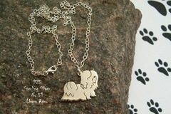 Selling: Necklace Lhasa Apso * 925 sterling silver