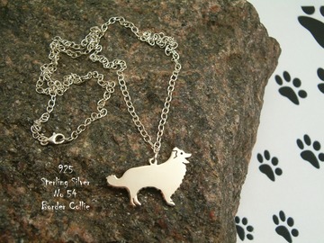 Selling: Necklace Border Collie * 925 sterling silver