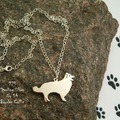 Selling: Necklace Border Collie * 925 sterling silver