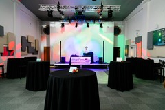 Request To Book & Pay In-Person (hourly/per party package pricing): Renovated Theater Turned Ballroom (with Bridal Suite)