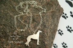 Selling: Necklace English Greyhound * 925 sterling silver