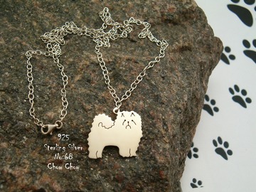 Selling: Necklace Chow Chow * 925 sterling silver