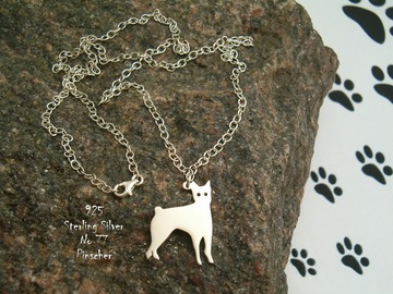 Selling: Necklace Pinscher * 925 sterling silver