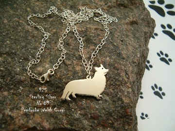 Selling: Necklace Pembroke welsh corgi * 925 sterling silver