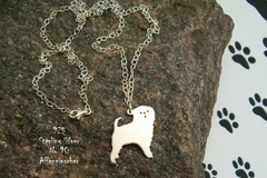 Selling: Necklace Affenpinscher * 925 sterling silver