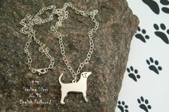 Selling: Necklace English Foxhound * 925 sterling silver