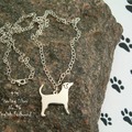Selling: Necklace English Foxhound * 925 sterling silver