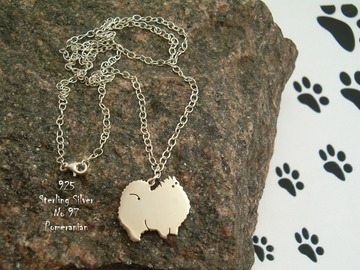 Selling: Necklace Pomeranian * 925 sterling silver