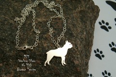 Selling: Necklace Boston Terrier * 925 sterling silver