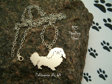 Selling: Necklace Pekingese * 925 sterling silver