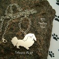 Selling: Necklace Pekingese * 925 sterling silver