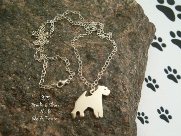 Selling: Necklace Welsh Terrier * 925 sterling silver