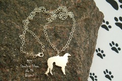 Selling: Necklace Borzoi Greyhound * 925 sterling silver