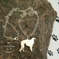 Selling: Necklace Borzoi Greyhound * 925 sterling silver