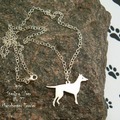 Selling: Necklace Manchester Terrier * 925 sterling silver