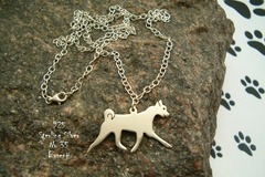 Selling: Necklace Basenji * 925 sterling silver