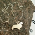 Selling: Necklace Spaniel Clumber * 925 sterling silver