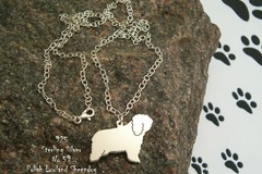 Selling: Necklace Polish Lowland Sheepdog * 925 sterling silver
