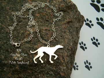 Selling: Necklace Polish Greyhound * 925 sterling silver