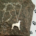 Selling: Necklace Saluki Greyhound * 925 sterling silver