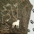 Selling: Necklace Bullmastiff * 925 sterling silver