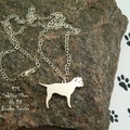 Selling: Necklace Border Terrier * 925 sterling silver