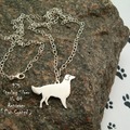 Selling: Necklace Flat Coated Retriever * 925 sterling silver